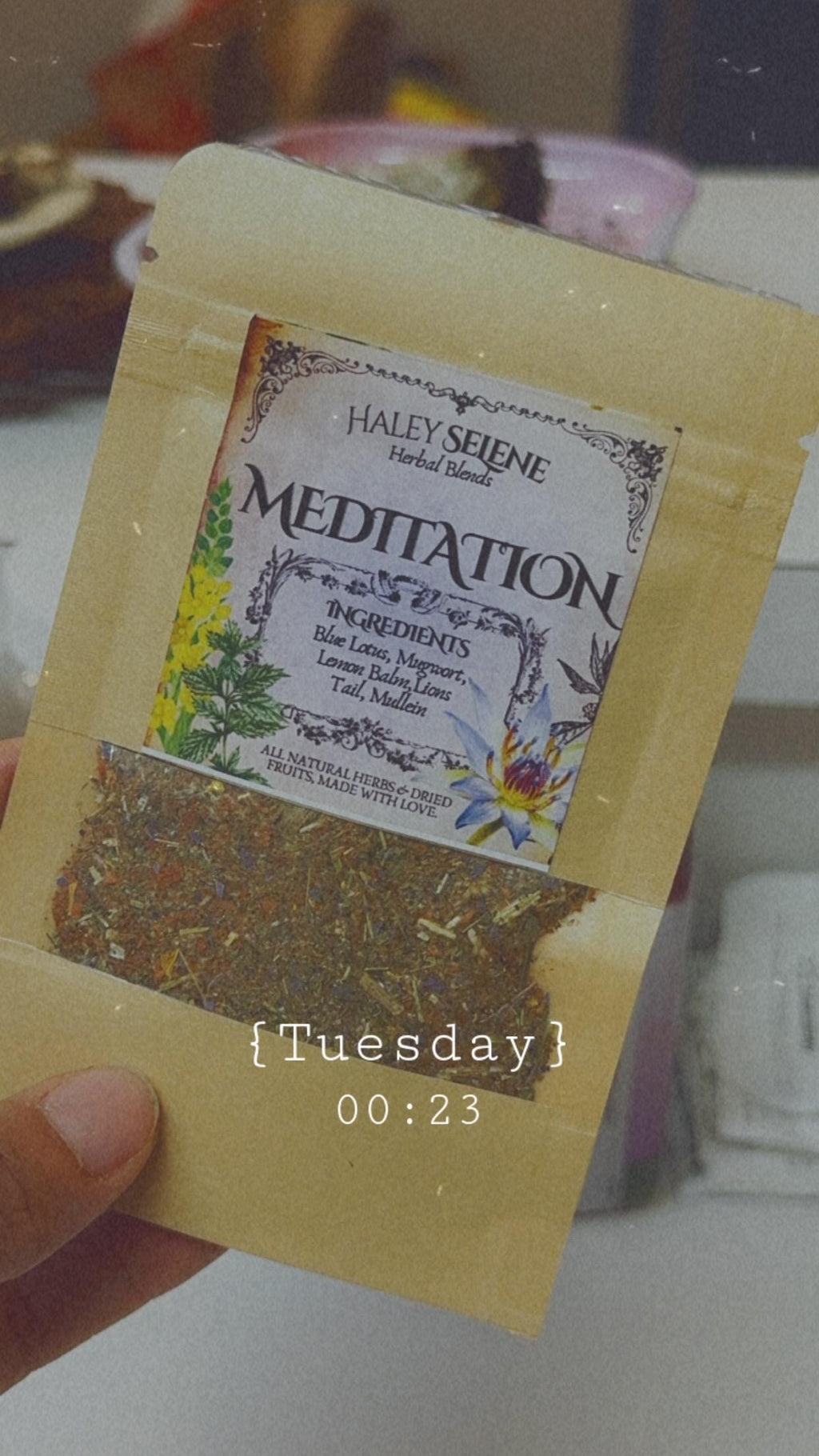 Blue lotus meditation blend
