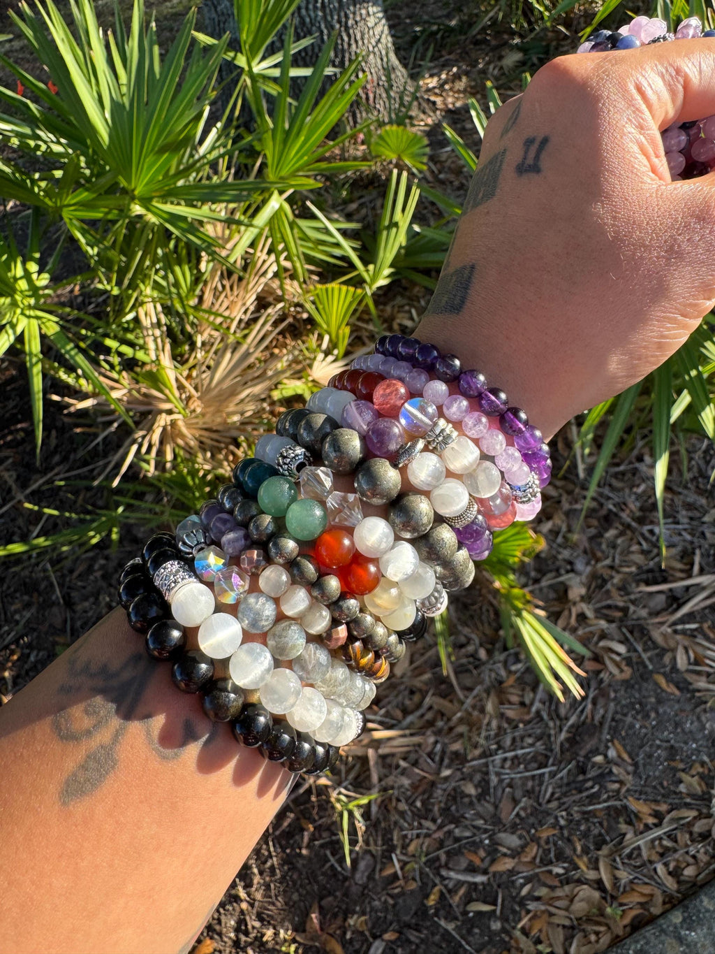 Amethyst bracelet. Small (6mm beads)